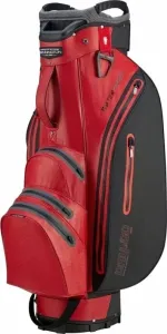 Bennington Grid Orga Cart Bag Red/Grey/Black Golfbag