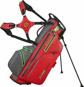 Bennington Zone Stand Bag Red/Canon Grey/Yellow Golfbag