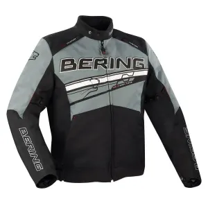 Bering Bario Schwarz Grau Weiß CE Jacke Größe 4XL