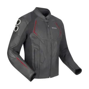 Bering Radial Jacket Black Red Größe S