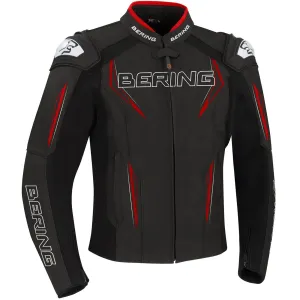 Bering Sprint-R Schwarz Rot Leather CE Jacke Größe M