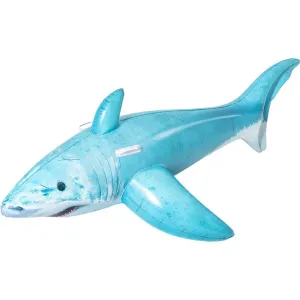Bestway REALISTIC SHARK RIDE-ON Aufblasbarer Hai, hellblau, größe