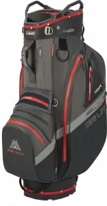 Big Max Dri Lite V-4 Cart Bag Charcoal/Black/Red Golfbag