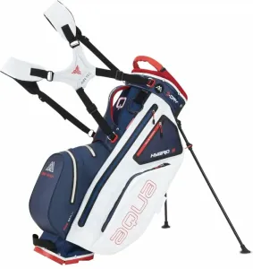 Big Max Aqua Hybrid 3 Stand Bag Navy/White/Red Golfbag