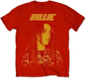 Billie Eilish T-Shirt Racer Logo Jumbo Red 2XL