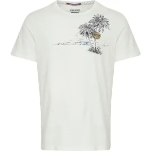 BLEND Regular FIT Herren T-Shirt, weiß, größe #1628353