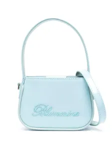 BLUMARINE - Logo Patent Leather Handbag #1076404
