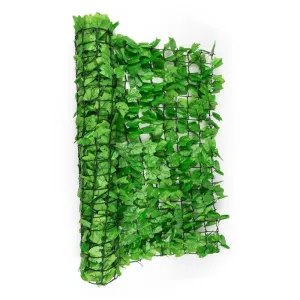 Blumfeldt Fency Bright Ivy Sichtschutzzaun Windschutz 300x150 cm Efeu hellgrün