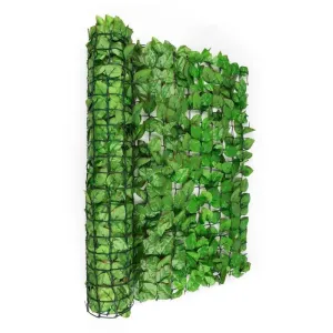 Blumfeldt Fency Bright Leaf Sichtschutzzaun Windschutz 300x100 cm Buche hellgrün