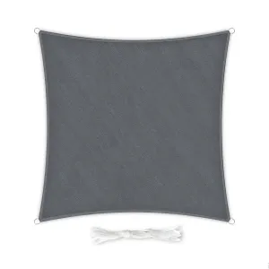 Blumfeldt quadratisches Sonnensegel 5 x 5 m Polyester luftdurchlässig #273488