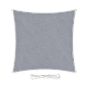 Blumfeldt rechteckiges Sonnensegel 4x4 m Polyester luftdurchlässig