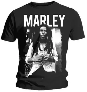 Bob Marley T-Shirt Logo Black/White XL