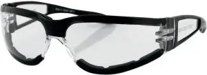 Bobster Shield II Adventure Gloss Black/Clear Motorradbrillen