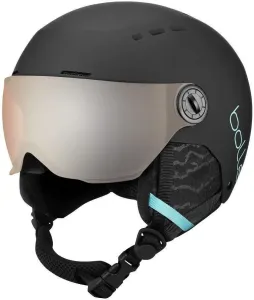Bollé Quiz Visor Junior Ski Helmet Matte Black/Blue S (52-55 cm) Skihelm