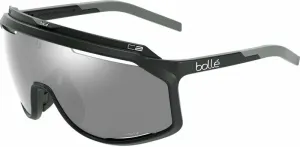 Bollé Chronoshield Black Matte/Cold White Polarized Fahrradbrille