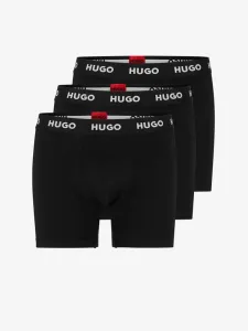 HUGO Boxershorts 3 Stück Schwarz #1294687