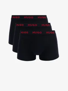 HUGO Boxershorts 3 Stück Schwarz #1396231
