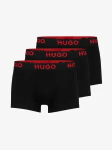 HUGO Boxershorts 3 Stück Schwarz #1294675