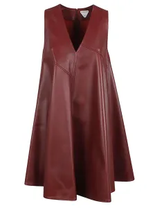 BOTTEGA VENETA - Leather Mini Dress