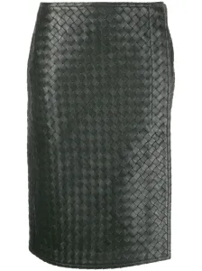 BOTTEGA VENETA - Leather Skirt