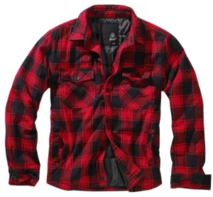 Brandit Lumberjacket, rot-schwarz