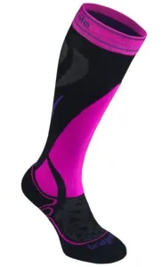 Socken Bridgedale Ski Midweight Women's schwarz / fluo pink/077