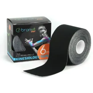 BronVit SPORT KINESIO TAPE CLASSIC Kinesio tape, schwarz, veľkosť 6 M