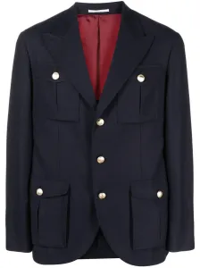 BRUNELLO CUCINELLI - Wool Single-breasted Blazer Jacket #1325826