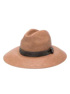 BRUNELLO CUCINELLI - Fedora Hat With Precious Band #1461579