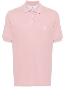 BRUNELLO CUCINELLI - Logo Cotton Polo Shirt #1495184