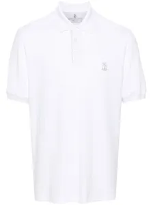 BRUNELLO CUCINELLI - Logo Cotton Polo Shirt #1495187