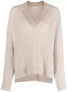 BRUNELLO CUCINELLI - V-neck Cashmere Sweater #1291627