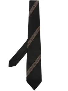 BRUNELLO CUCINELLI - Striped Silk Tie