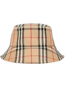 BURBERRY - Check Motif Bucket Hat #1076744