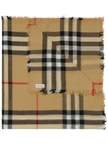 BURBERRY - Wool Checked Scarf