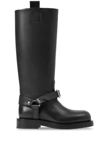 BURBERRY - Saddle High Leather Boots #1417633