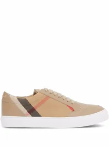 BURBERRY - New Salmond Leather Sneakers #219342