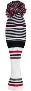 Callaway Pom Pom Driver Head Cover White/Black/Charcoal/Red