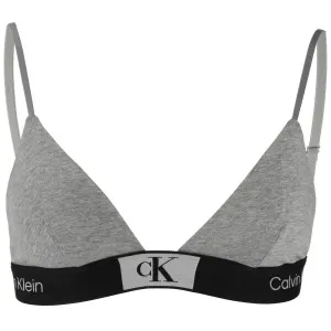 Calvin Klein ´96 COTTON-UNLINED TRIANGLE Sport BH, grau, veľkosť XL