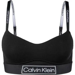 Calvin Klein REIMAGINED HERITAGE-LGHT LINED BRALETTE Sport BH, schwarz, veľkosť L