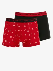 Calvin Klein HOL CTN 2PK-TRUNK 2PK Boxershorts, rot, veľkosť S