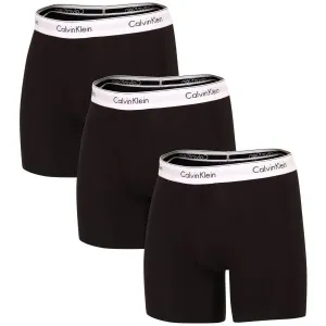 Calvin Klein MODERN CTN STRETCH-BOXER BRIEF 3PK Boxershorts, schwarz, veľkosť L