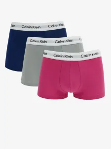 Calvin Klein 3 PACK LO RISE TRUNK Boxershorts, grau, größe
