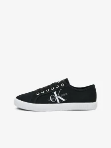 Calvin Klein ESSENTIAL VULCANIZED Flache Herren Sneaker, schwarz, veľkosť 42
