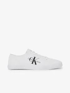 Calvin Klein ESSENTIAL VULCANIZED Flache Herren Sneaker, weiß, größe #1114442