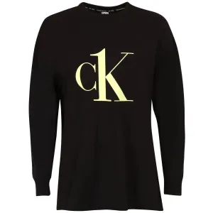 Calvin Klein CK1 COTTON LW NEW-L/S SWEATSHIRT Damen Sweatshirt, schwarz, größe