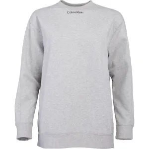Calvin Klein ESSENTIALS PW PULLOVER Damen Sweatshirt, grau, veľkosť S