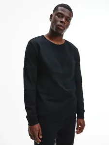 Calvin Klein L/S SWEATSHIRT Herren Sweatshirt, schwarz, veľkosť S