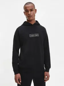 Calvin Klein LW L/S HOODIE Herren Sweatshirt, schwarz, größe XL