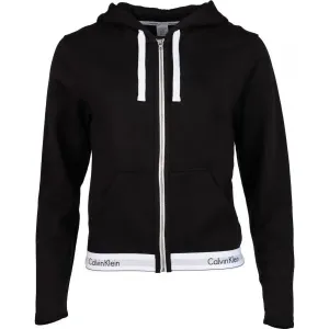 Calvin Klein TOP HOODIE FULL ZIP Damen Sweatshirt, schwarz, größe L